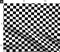 Inch Black White Checkered Geometric Squares Check Checkerboard Race Custom Printed Fabric by Spoonflower Various Fabrics by the Yard or Fat Quarter